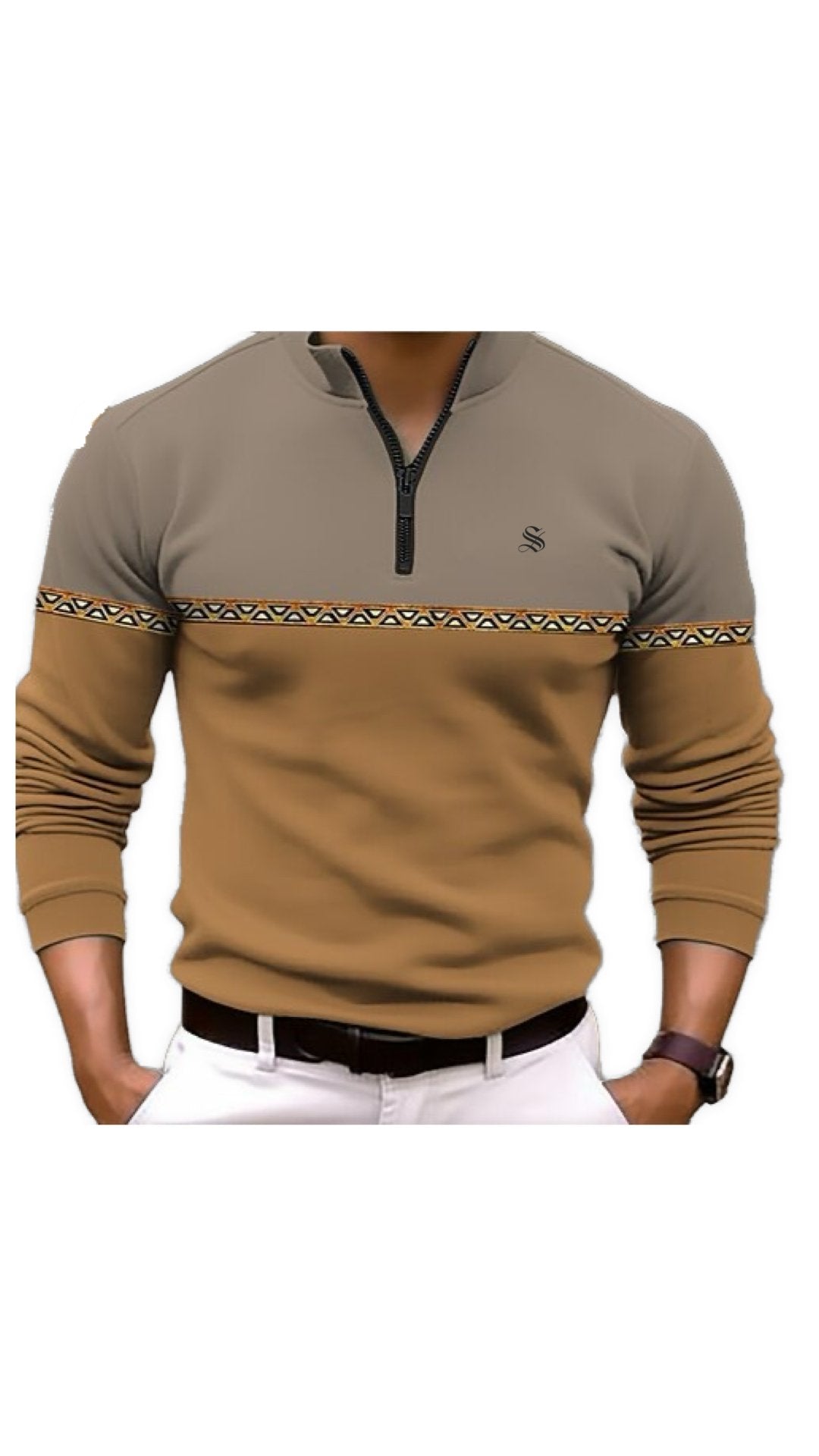 Monikaun 8 - Long Sleeves sweater for Men - Sarman Fashion - Wholesale Clothing Fashion Brand for Men from Canada