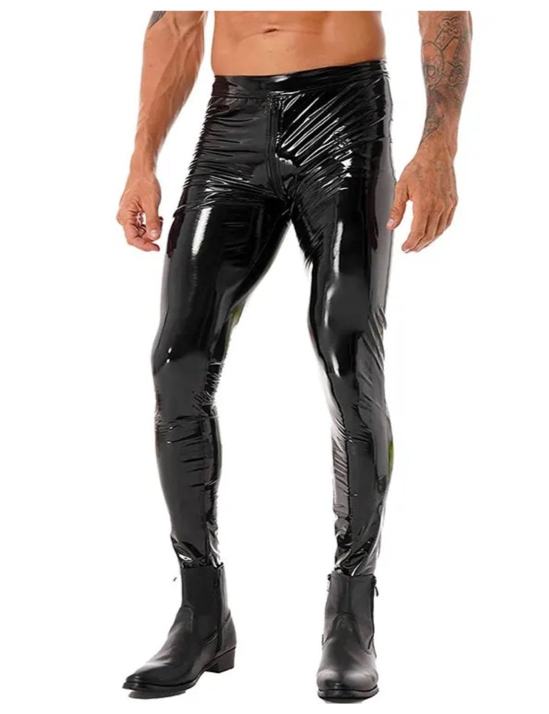 Nalama - Pu Leather Pants for Men - Sarman Fashion - Wholesale Clothing Fashion Brand for Men from Canada