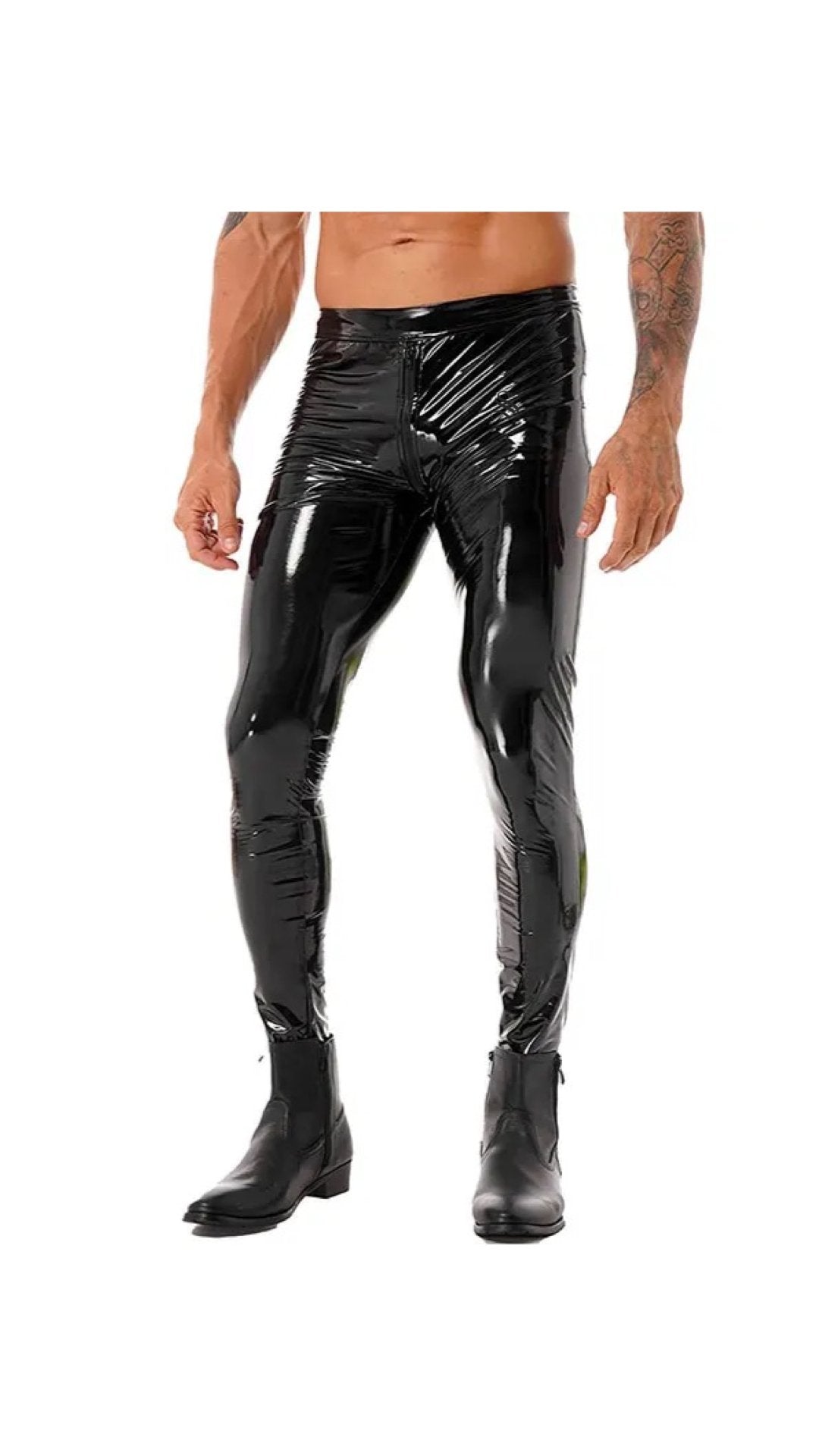 Nalama - Pu Leather Pants for Men - Sarman Fashion - Wholesale Clothing Fashion Brand for Men from Canada