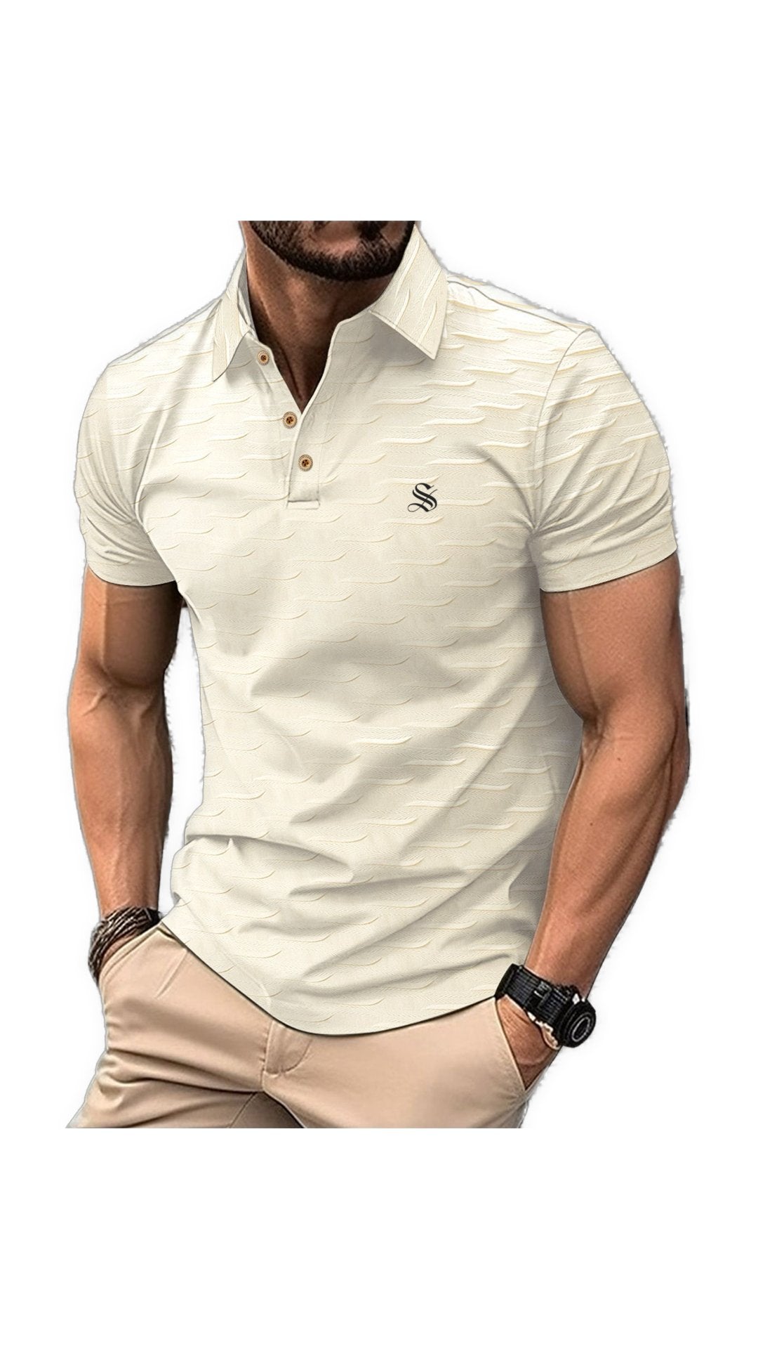 Nanos - Polo Shirt for Men - Sarman Fashion - Wholesale Clothing Fashion Brand for Men from Canada