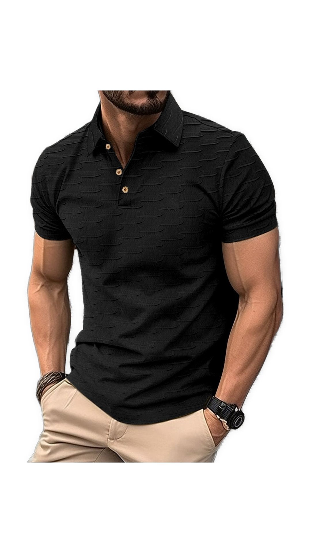 Nanos - Polo Shirt for Men - Sarman Fashion - Wholesale Clothing Fashion Brand for Men from Canada