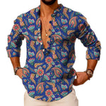 Naraw - Long V - Neck Shirt for Men - Sarman Fashion - Wholesale Clothing Fashion Brand for Men from Canada