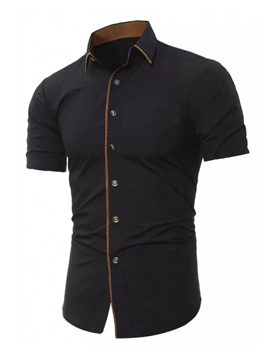 Neana - Short Sleeves Shirt for Men - Sarman Fashion - Wholesale Clothing Fashion Brand for Men from Canada