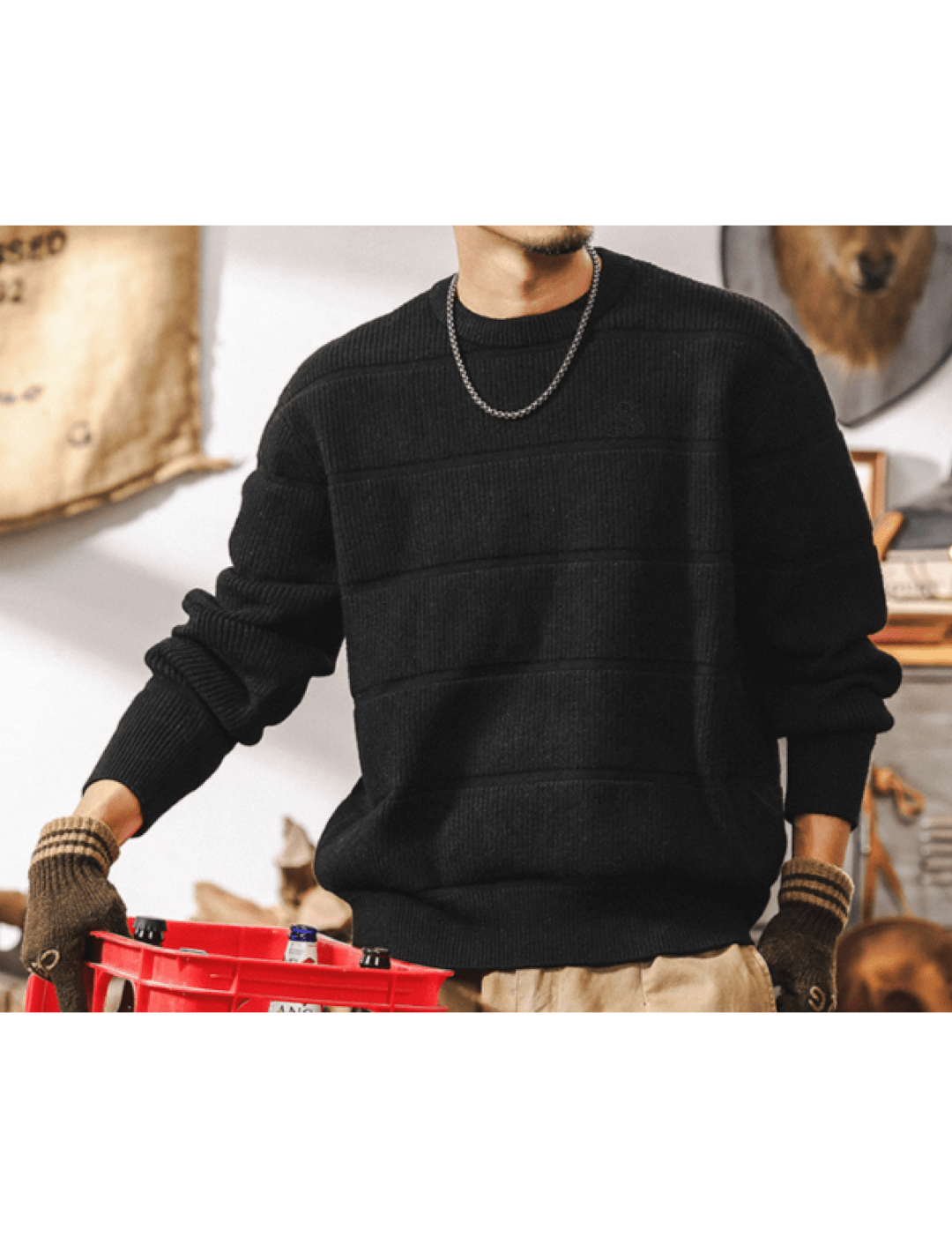 Niza 3 - Sweater for Men - Sarman Fashion - Wholesale Clothing Fashion Brand for Men from Canada