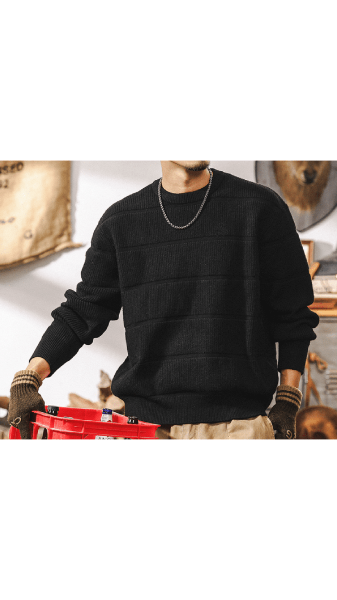 Niza 3 - Sweater for Men - Sarman Fashion - Wholesale Clothing Fashion Brand for Men from Canada