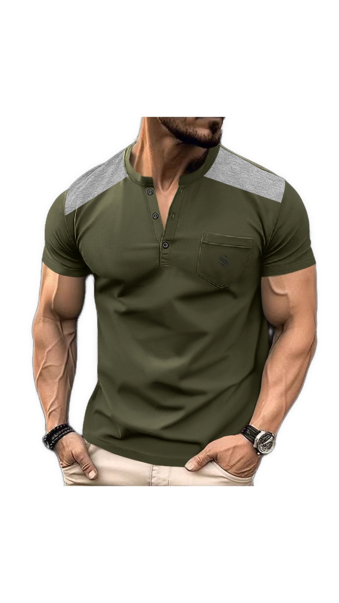 NOGA - T-Shirt for Men - Sarman Fashion - Wholesale Clothing Fashion Brand for Men from Canada