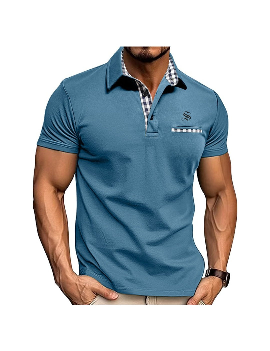 Nolna 3 - Polo Shirt for Men - Sarman Fashion - Wholesale Clothing Fashion Brand for Men from Canada