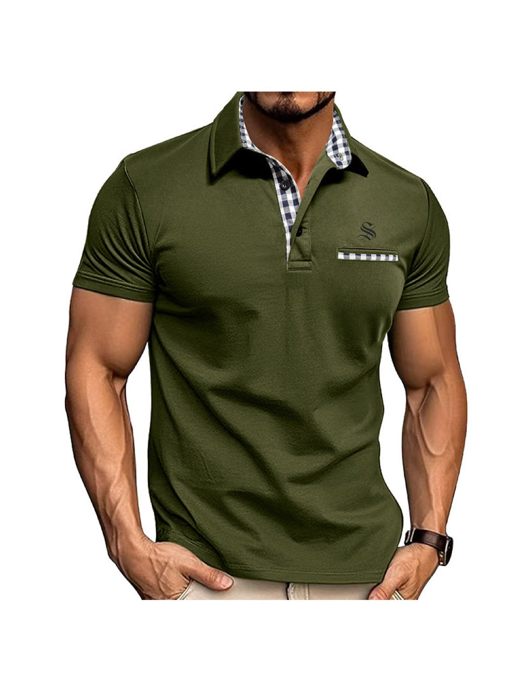 Nolna 3 - Polo Shirt for Men - Sarman Fashion - Wholesale Clothing Fashion Brand for Men from Canada