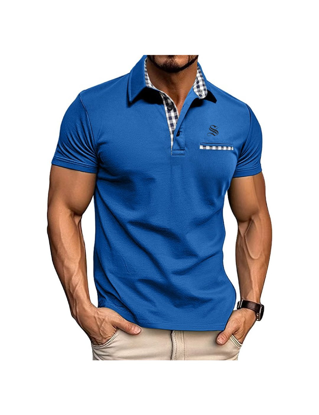 Nolna 3 - Polo Shirt for Men - Sarman Fashion - Wholesale Clothing Fashion Brand for Men from Canada