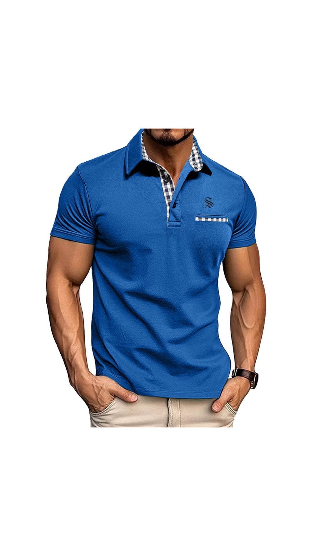 Nolna 3 - Polo Shirt for Men - Sarman Fashion - Wholesale Clothing Fashion Brand for Men from Canada