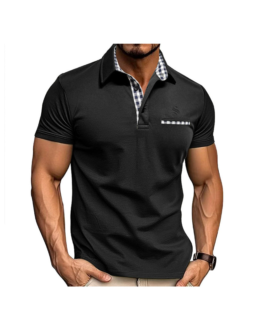 Nolna 3 - Polo Shirt for Men - Sarman Fashion - Wholesale Clothing Fashion Brand for Men from Canada