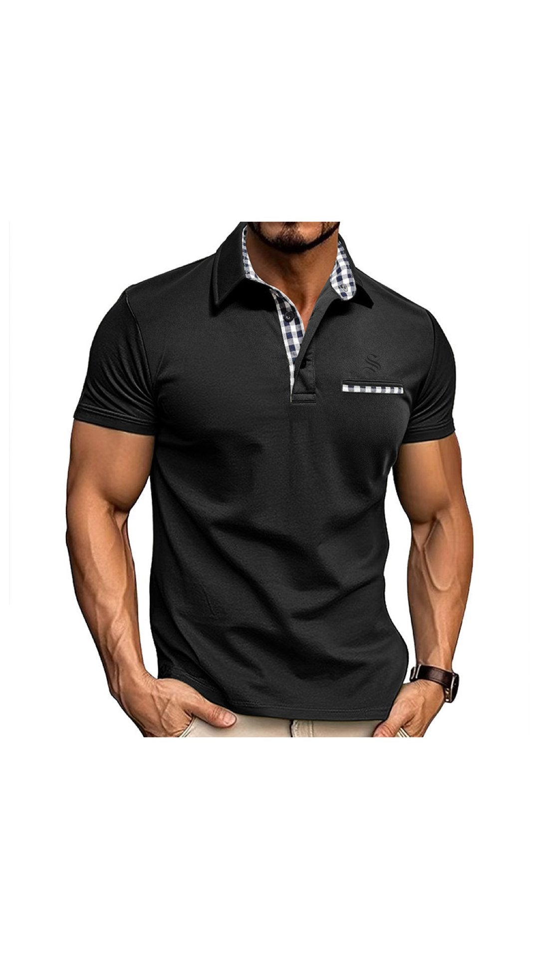 Nolna 3 - Polo Shirt for Men - Sarman Fashion - Wholesale Clothing Fashion Brand for Men from Canada