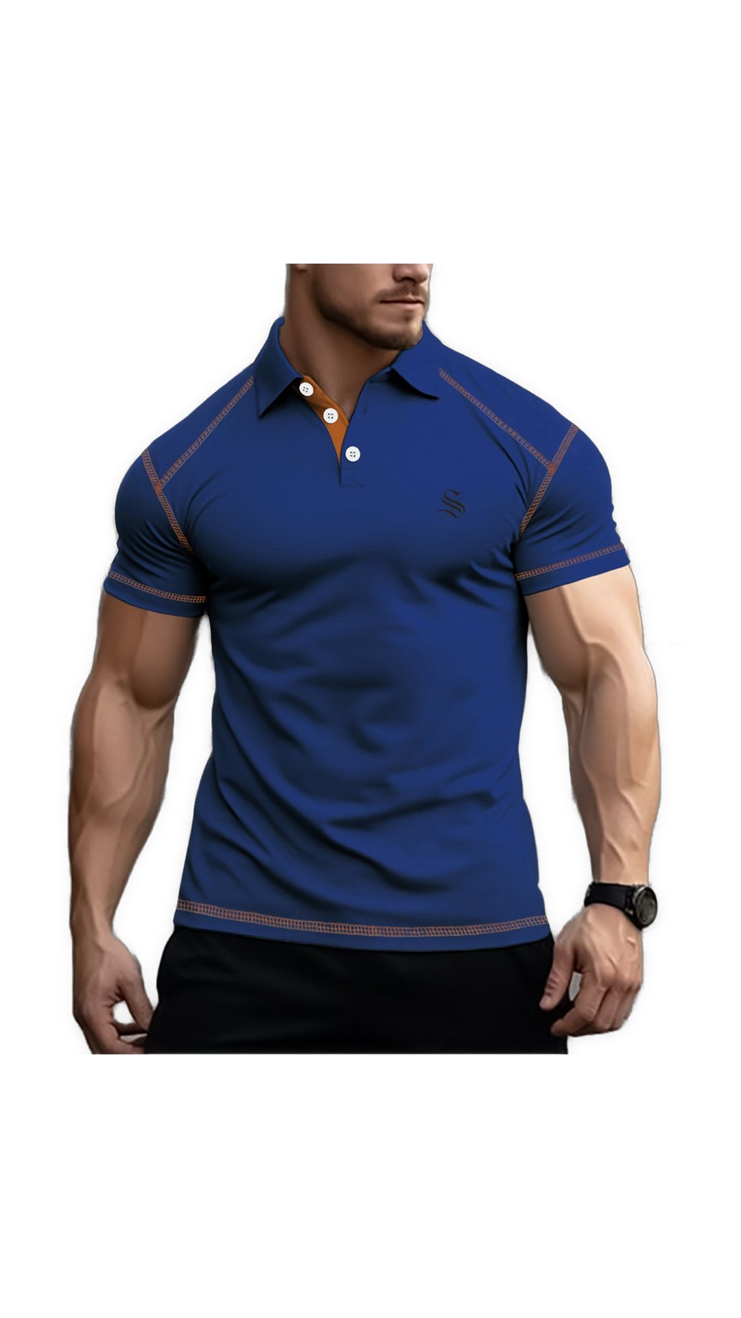 Nolna 5 - Polo Shirt for Men - Sarman Fashion - Wholesale Clothing Fashion Brand for Men from Canada