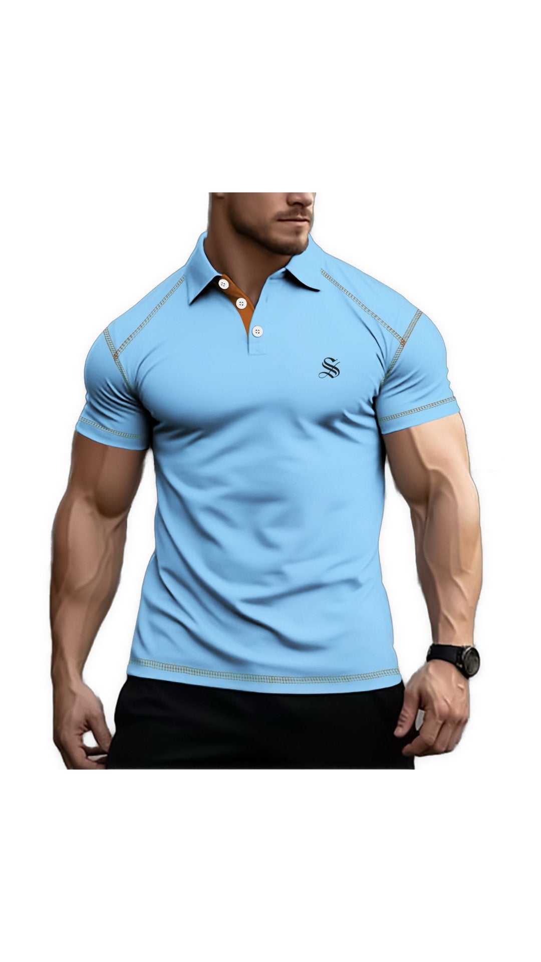 Nolna 5 - Polo Shirt for Men - Sarman Fashion - Wholesale Clothing Fashion Brand for Men from Canada