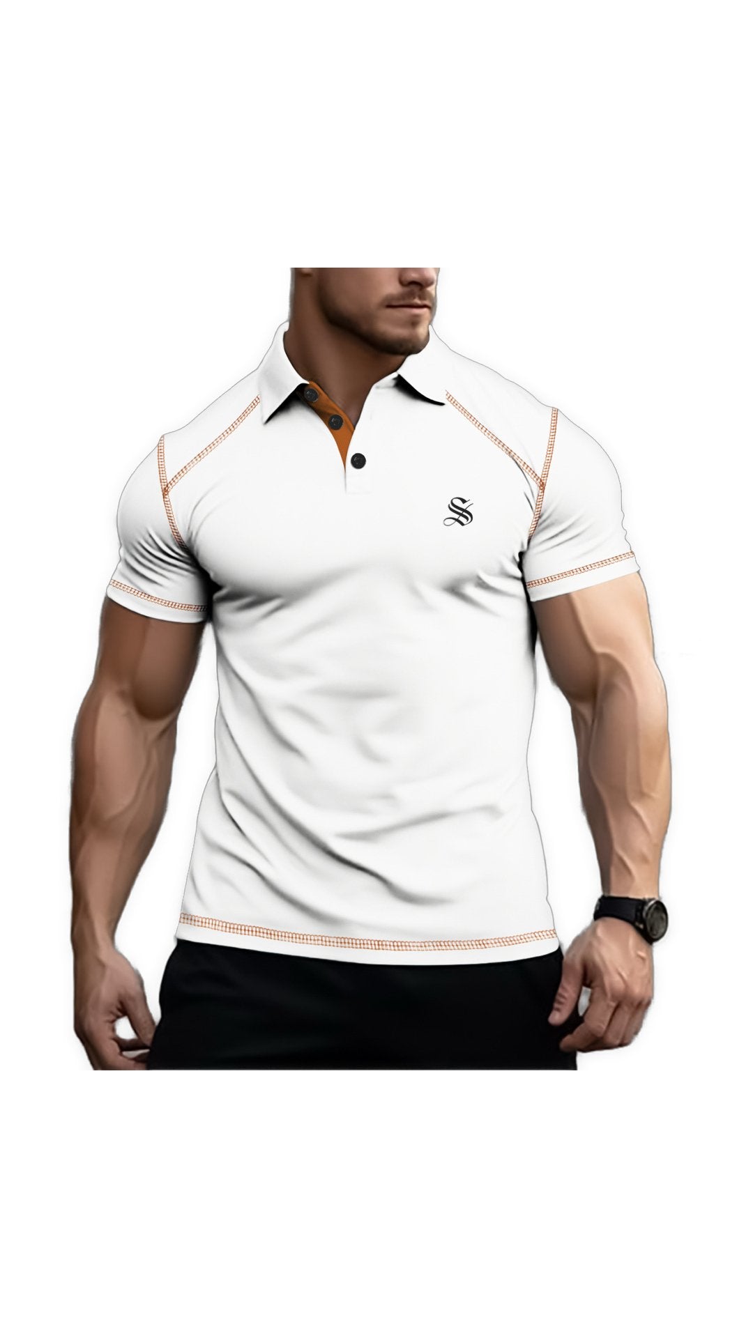 Nolna 5 - Polo Shirt for Men - Sarman Fashion - Wholesale Clothing Fashion Brand for Men from Canada