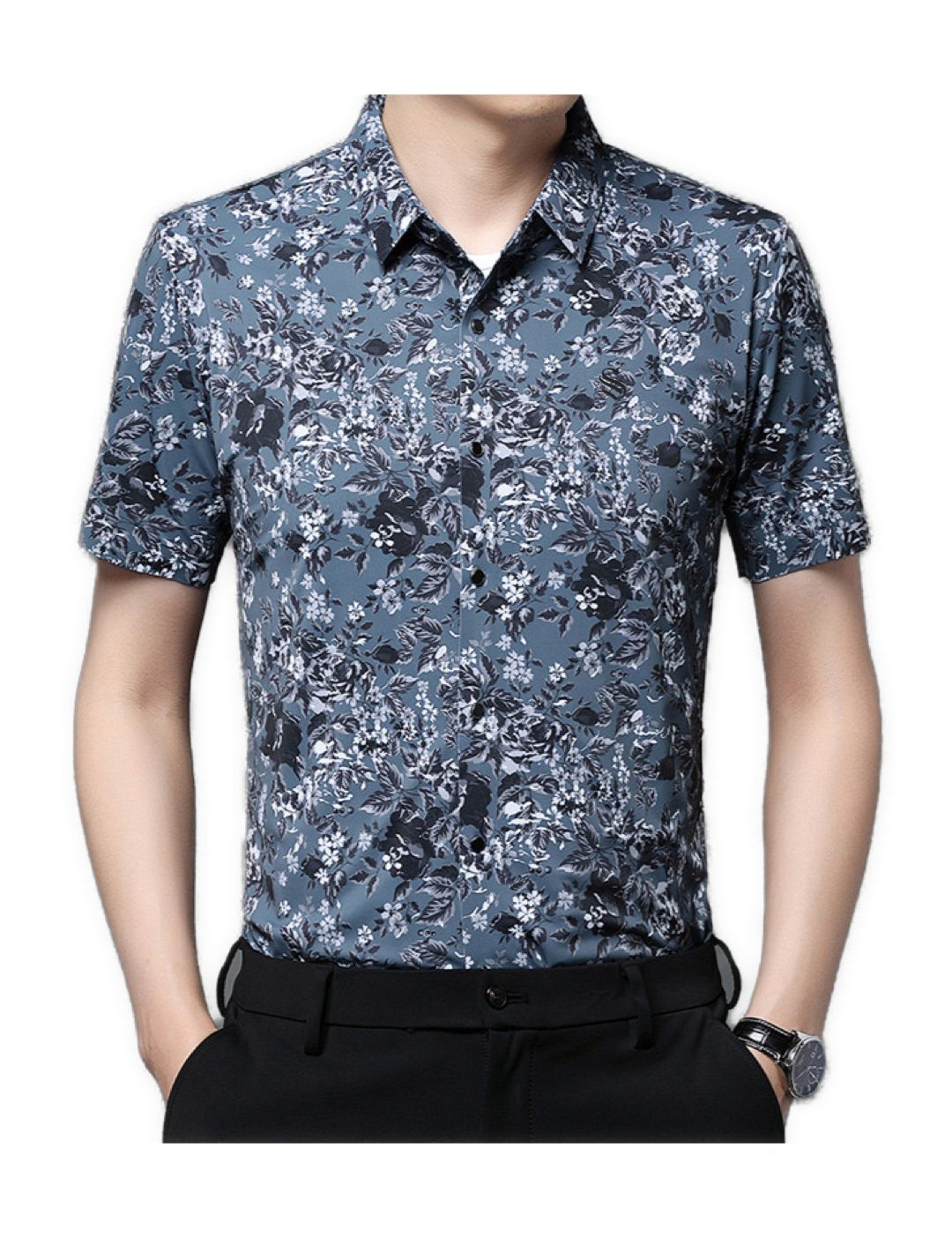 Nudu - Short Sleeves Shirt for Men - Sarman Fashion - Wholesale Clothing Fashion Brand for Men from Canada