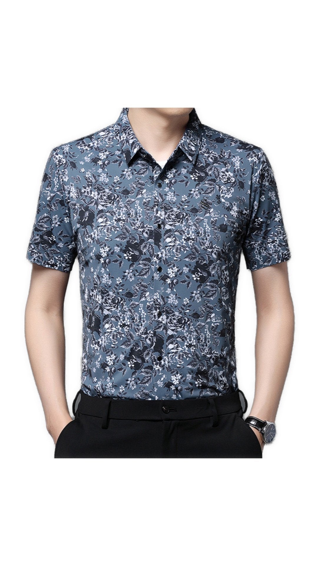 Nudu - Short Sleeves Shirt for Men - Sarman Fashion - Wholesale Clothing Fashion Brand for Men from Canada