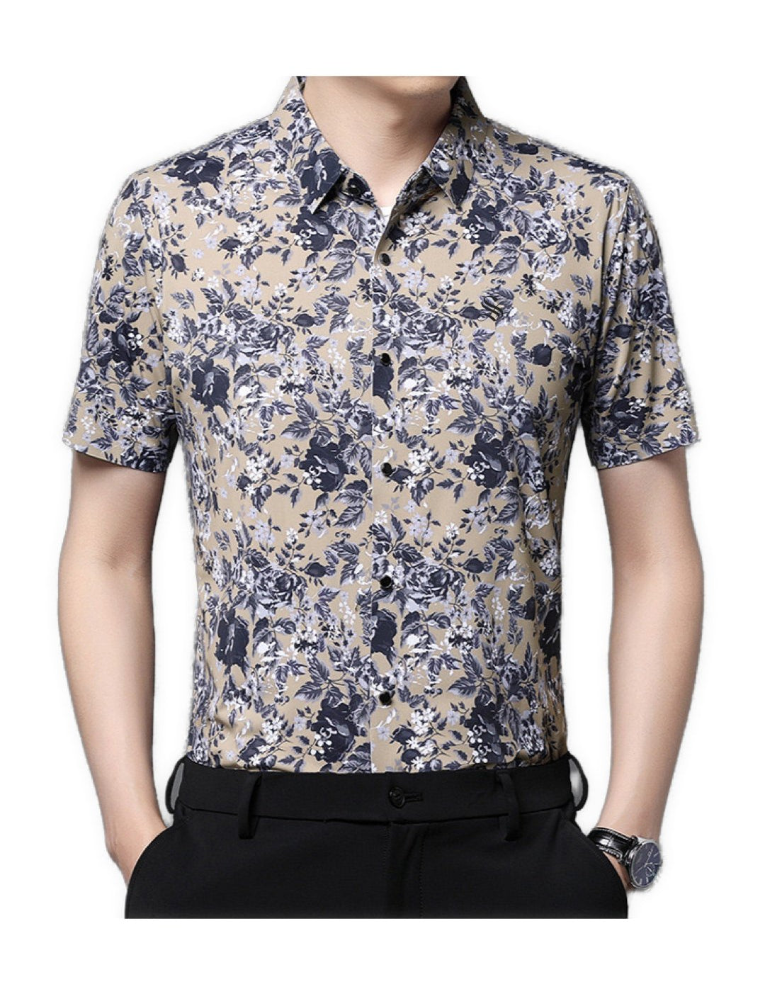 Nudu - Short Sleeves Shirt for Men - Sarman Fashion - Wholesale Clothing Fashion Brand for Men from Canada