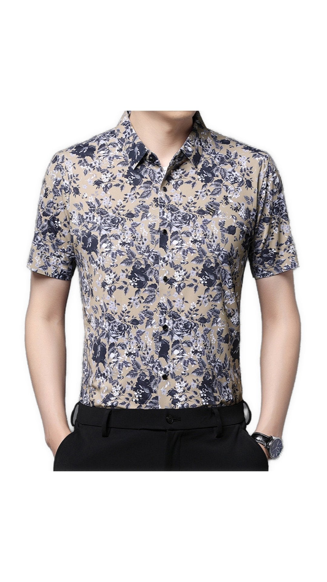 Nudu - Short Sleeves Shirt for Men - Sarman Fashion - Wholesale Clothing Fashion Brand for Men from Canada