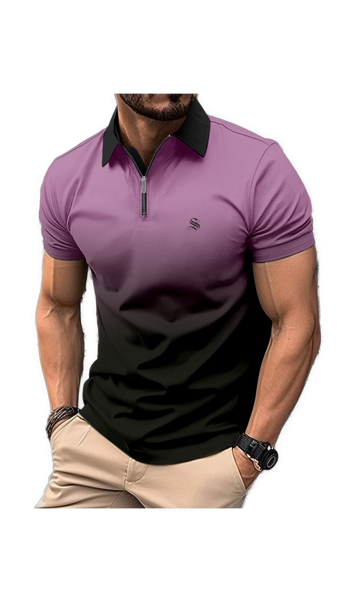 Oimon - Polo Shirt for Men - Sarman Fashion - Wholesale Clothing Fashion Brand for Men from Canada