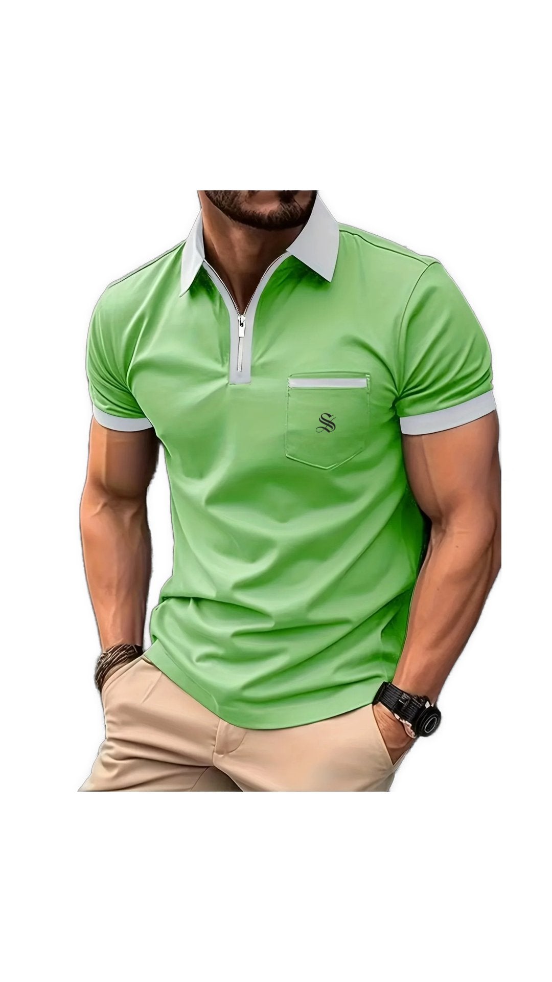 OLP 2 - Polo Shirt for Men - Sarman Fashion - Wholesale Clothing Fashion Brand for Men from Canada