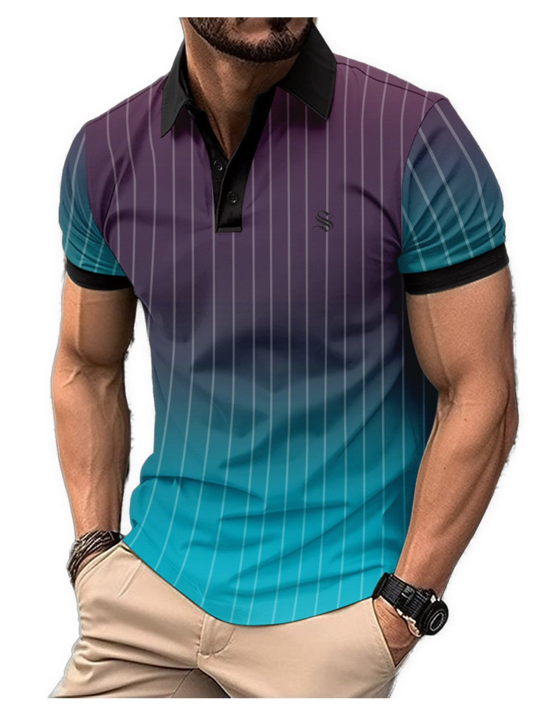 Opno - Polo Shirt for Men - Sarman Fashion - Wholesale Clothing Fashion Brand for Men from Canada