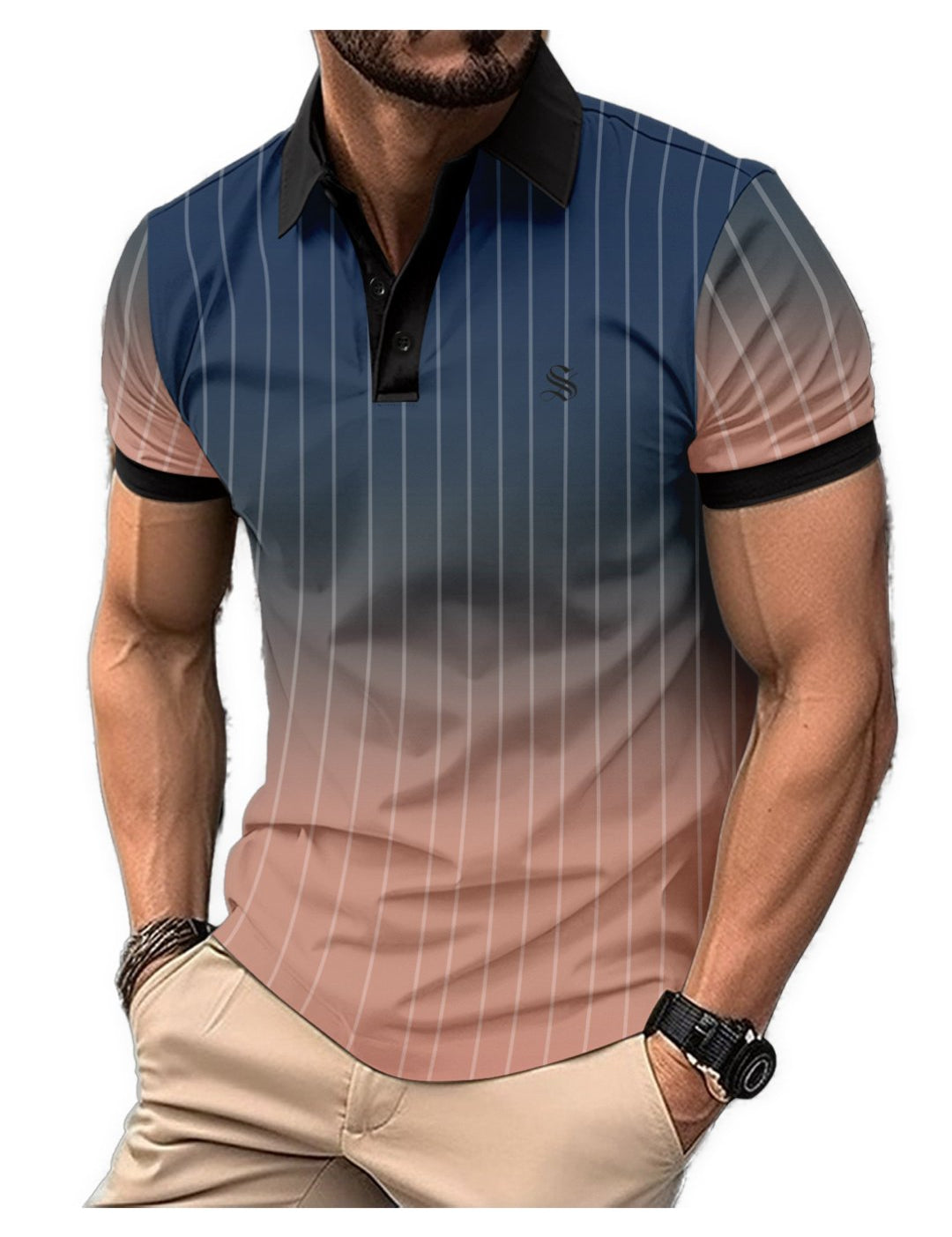 Opno - Polo Shirt for Men - Sarman Fashion - Wholesale Clothing Fashion Brand for Men from Canada