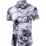 Opuia - Short Sleeves Shirt for Men - Sarman Fashion - Wholesale Clothing Fashion Brand for Men from Canada