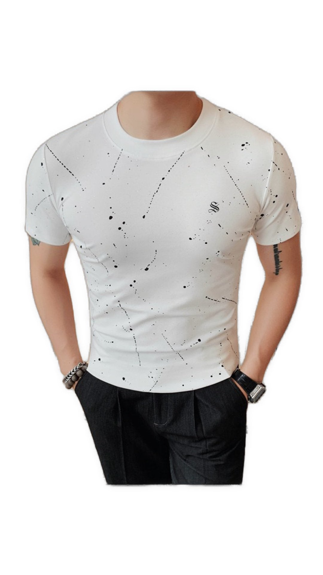 Paintura - Men’s t-shirt - Sarman Fashion - Wholesale Clothing Fashion Brand for Men from Canada