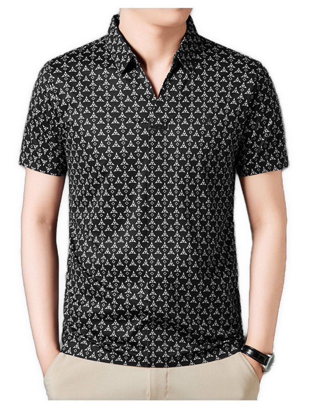 Parc - Short Sleeves Shirt for Men - Sarman Fashion - Wholesale Clothing Fashion Brand for Men from Canada