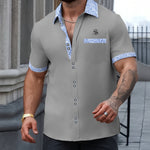 Pashtovii 2 - Short Sleeves Shirt for Men - Sarman Fashion - Wholesale Clothing Fashion Brand for Men from Canada