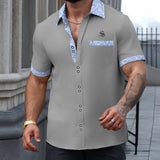 Pashtovii 2 - Short Sleeves Shirt for Men - Sarman Fashion - Wholesale Clothing Fashion Brand for Men from Canada