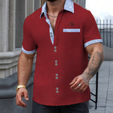 Pashtovii 2 - Short Sleeves Shirt for Men - Sarman Fashion - Wholesale Clothing Fashion Brand for Men from Canada