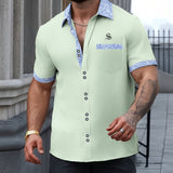 Pashtovii 2 - Short Sleeves Shirt for Men - Sarman Fashion - Wholesale Clothing Fashion Brand for Men from Canada