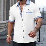 Pashtovii 2 - Short Sleeves Shirt for Men - Sarman Fashion - Wholesale Clothing Fashion Brand for Men from Canada