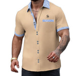 Pashtovii 2 - Short Sleeves Shirt for Men - Sarman Fashion - Wholesale Clothing Fashion Brand for Men from Canada