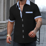 Pashtovii 2 - Short Sleeves Shirt for Men - Sarman Fashion - Wholesale Clothing Fashion Brand for Men from Canada