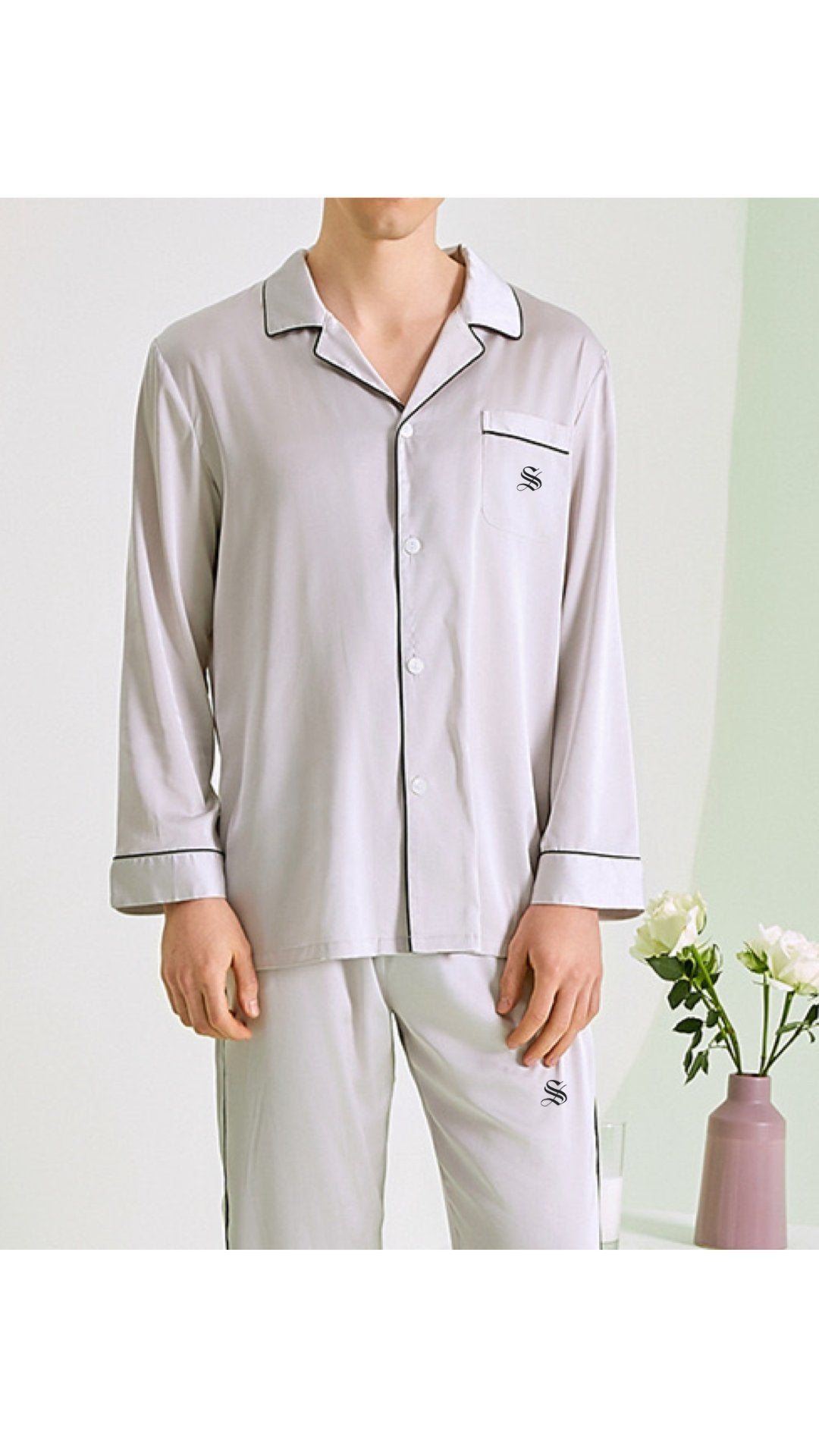 PJM 001 - Pajamas Complete set for Men - Sarman Fashion - Wholesale Clothing Fashion Brand for Men from Canada