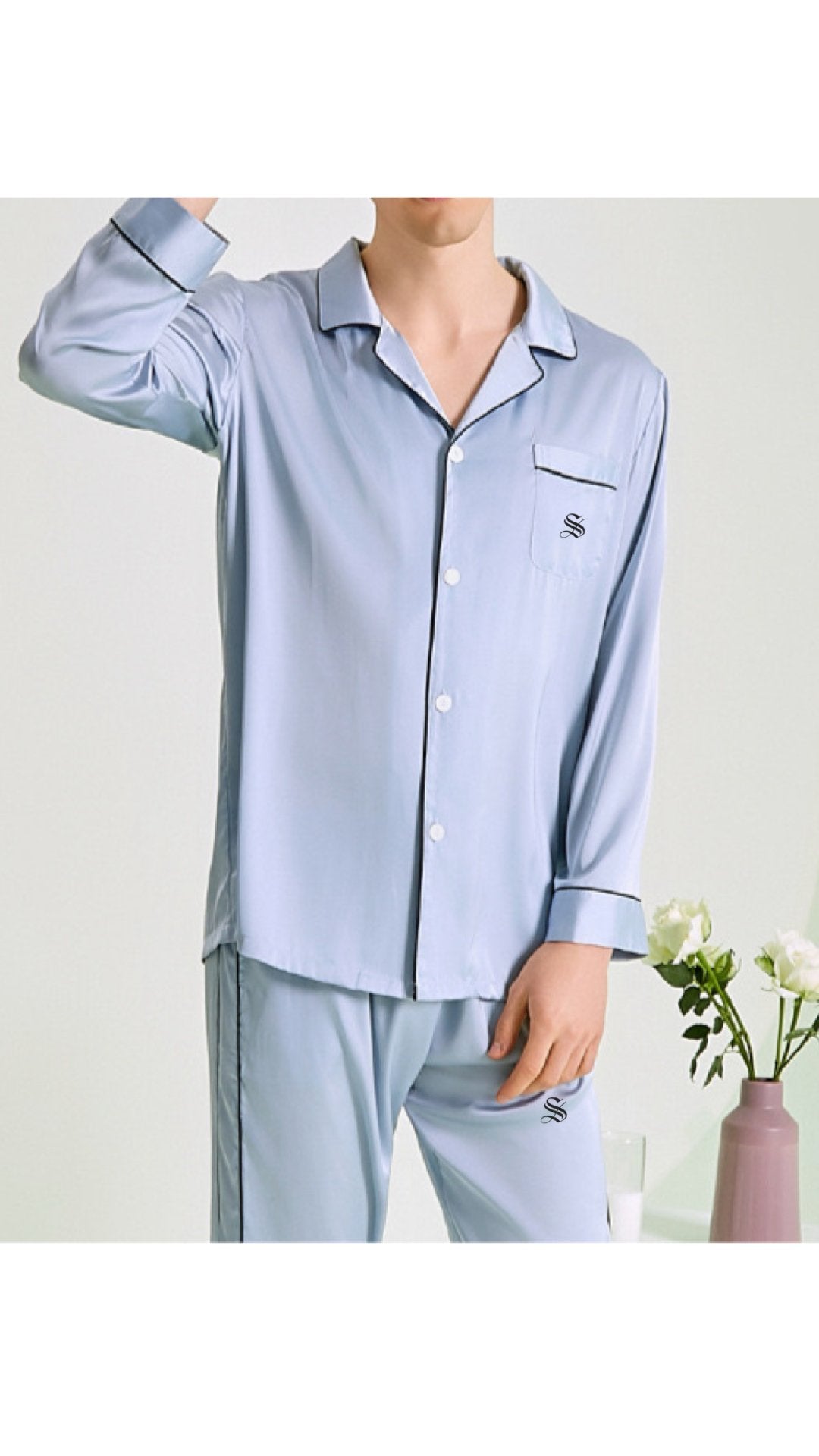 PJM 001 - Pajamas Complete set for Men - Sarman Fashion - Wholesale Clothing Fashion Brand for Men from Canada