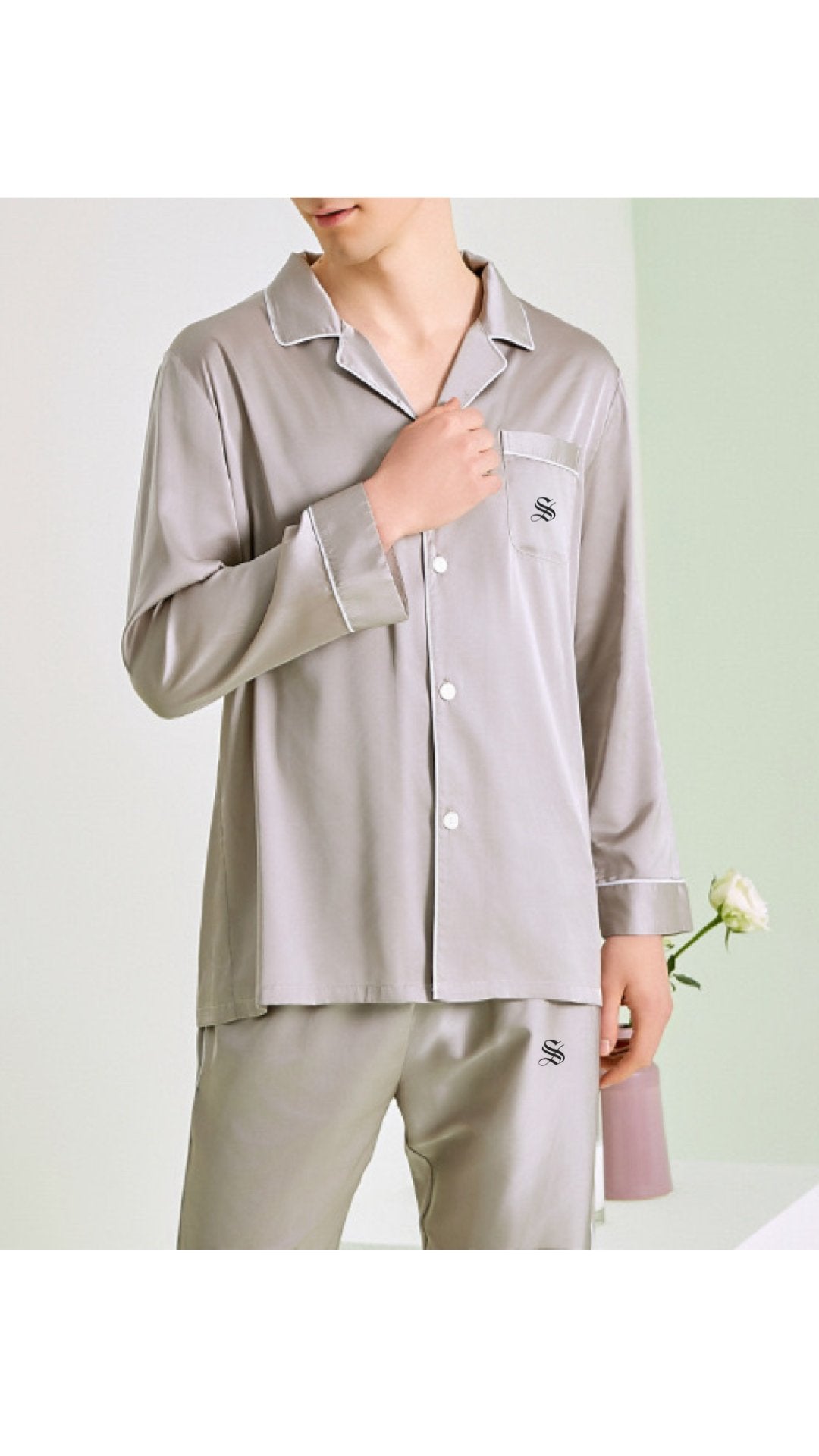 PJM 001 - Pajamas Complete set for Men - Sarman Fashion - Wholesale Clothing Fashion Brand for Men from Canada