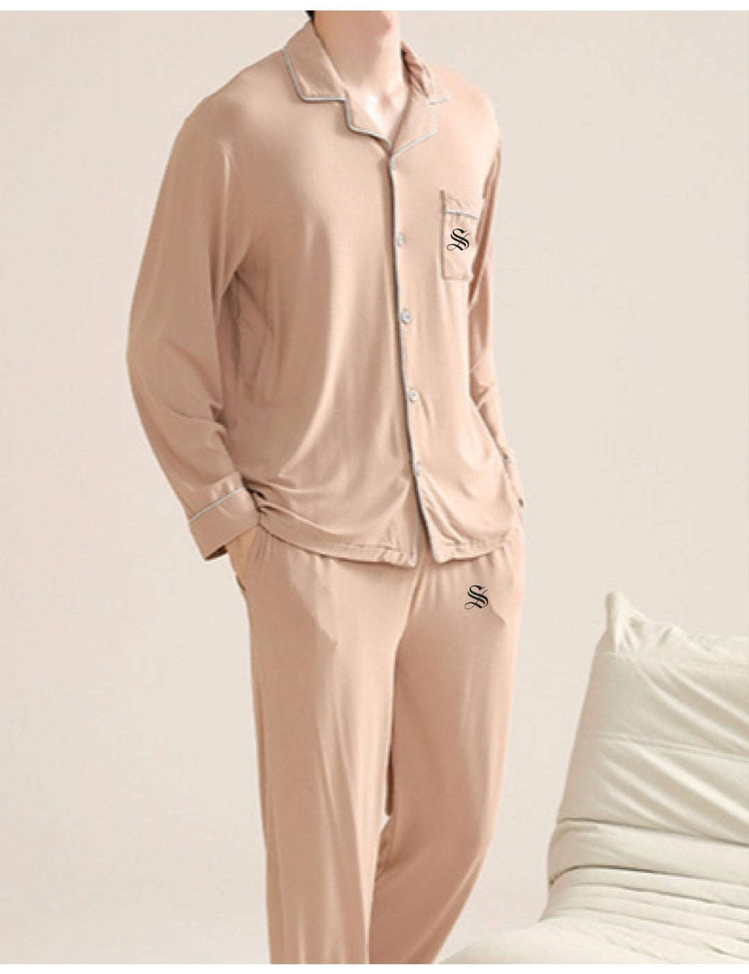 PJM 003 - Pajamas Complete set for Men - Sarman Fashion - Wholesale Clothing Fashion Brand for Men from Canada