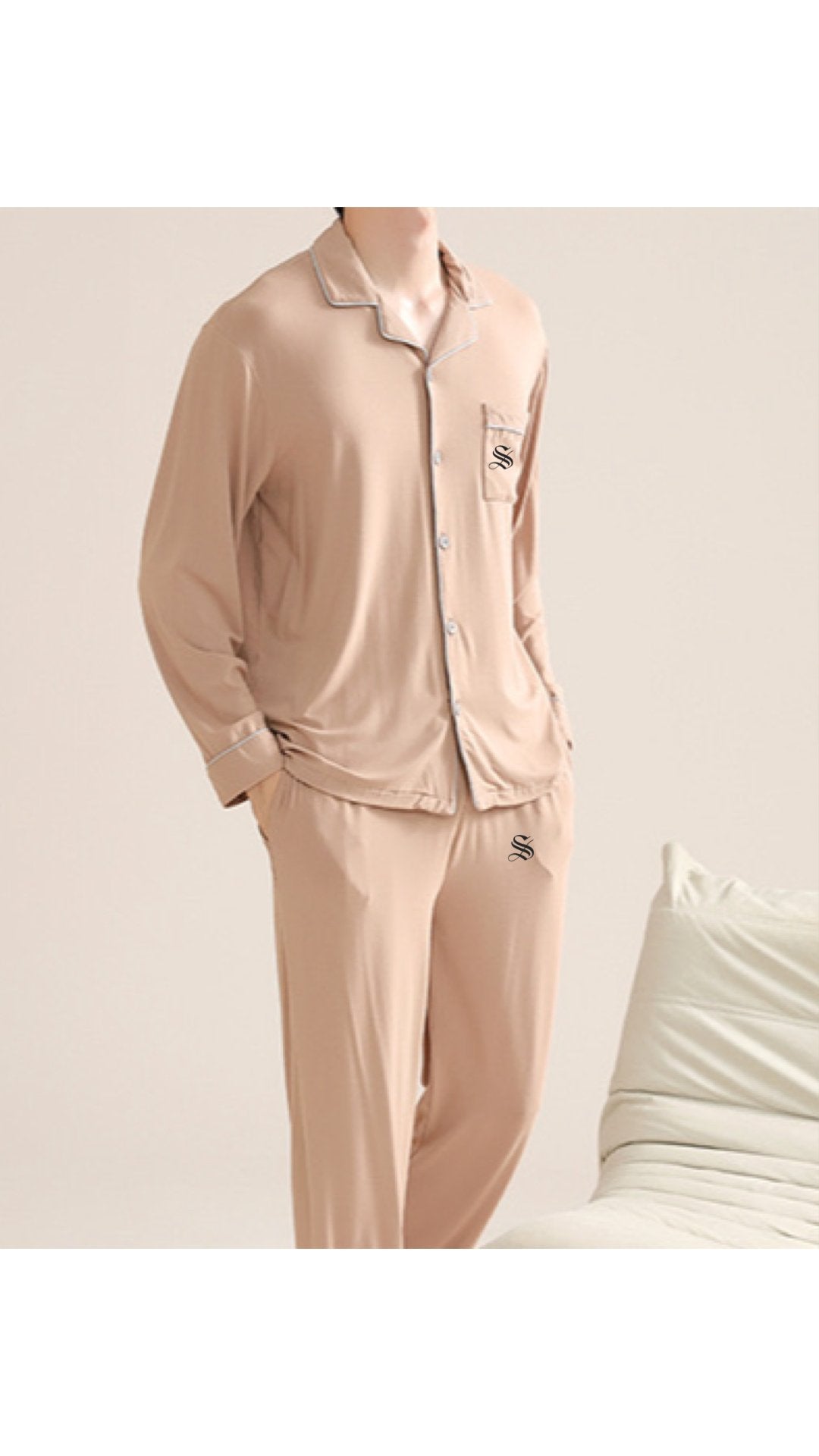 PJM 003 - Pajamas Complete set for Men - Sarman Fashion - Wholesale Clothing Fashion Brand for Men from Canada