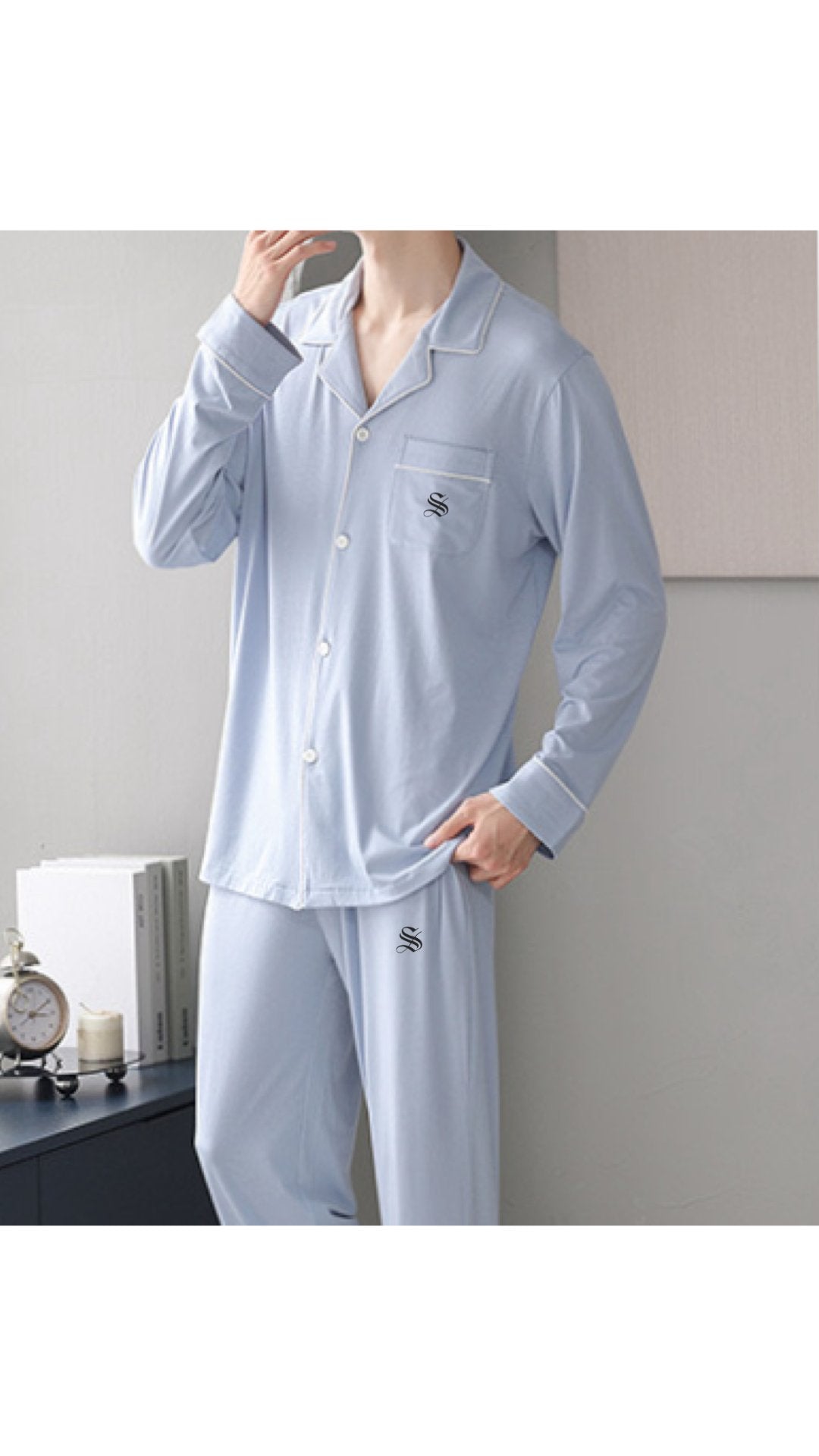 PJM 003 - Pajamas Complete set for Men - Sarman Fashion - Wholesale Clothing Fashion Brand for Men from Canada