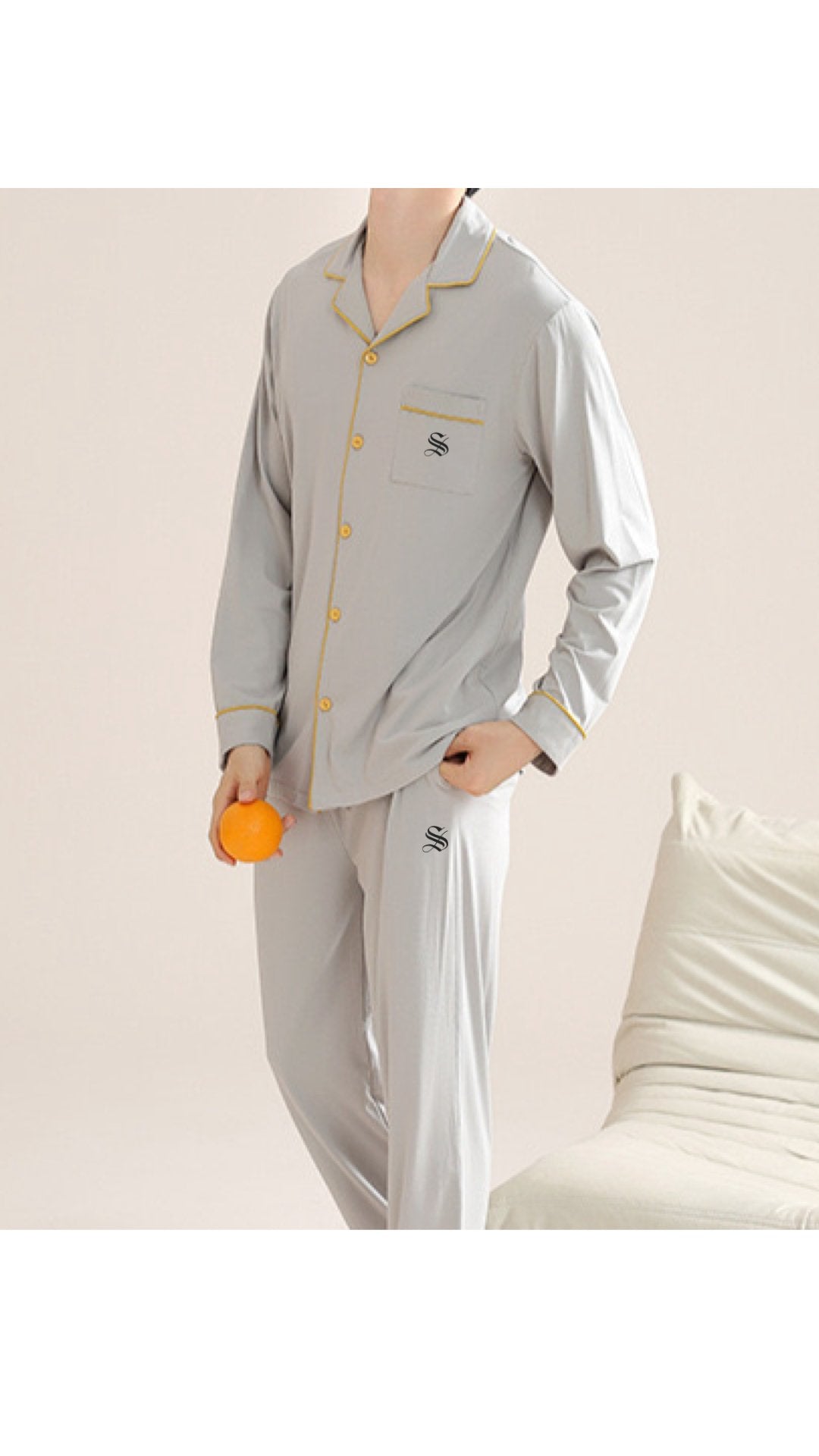 PJM 003 - Pajamas Complete set for Men - Sarman Fashion - Wholesale Clothing Fashion Brand for Men from Canada