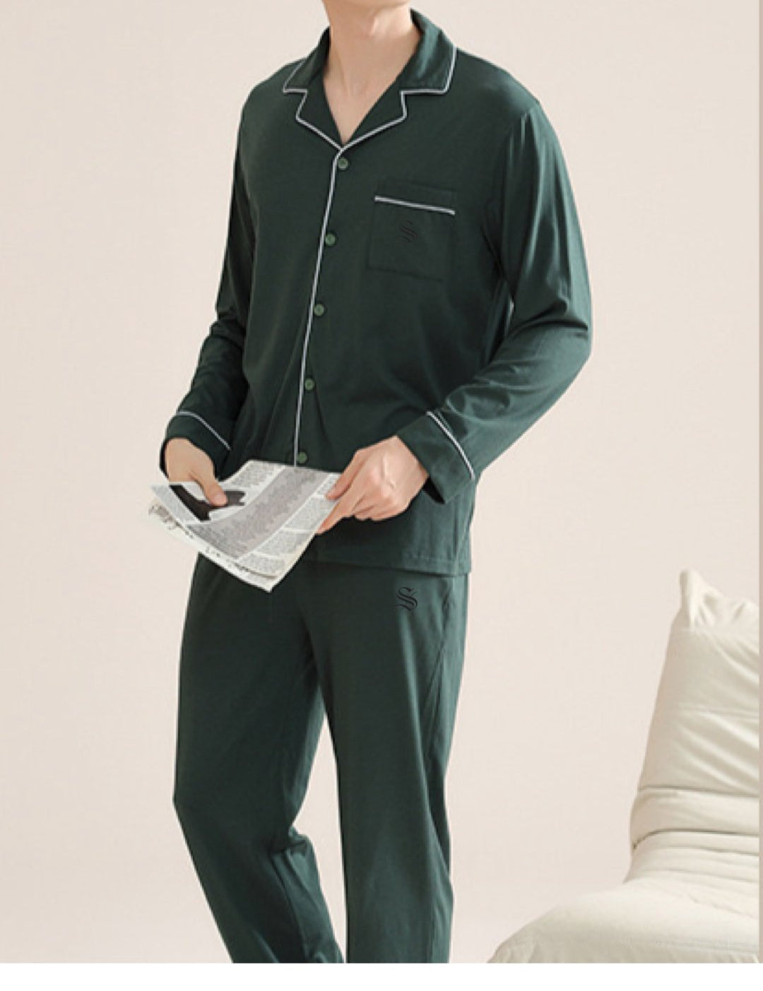 PJM 003 - Pajamas Complete set for Men - Sarman Fashion - Wholesale Clothing Fashion Brand for Men from Canada