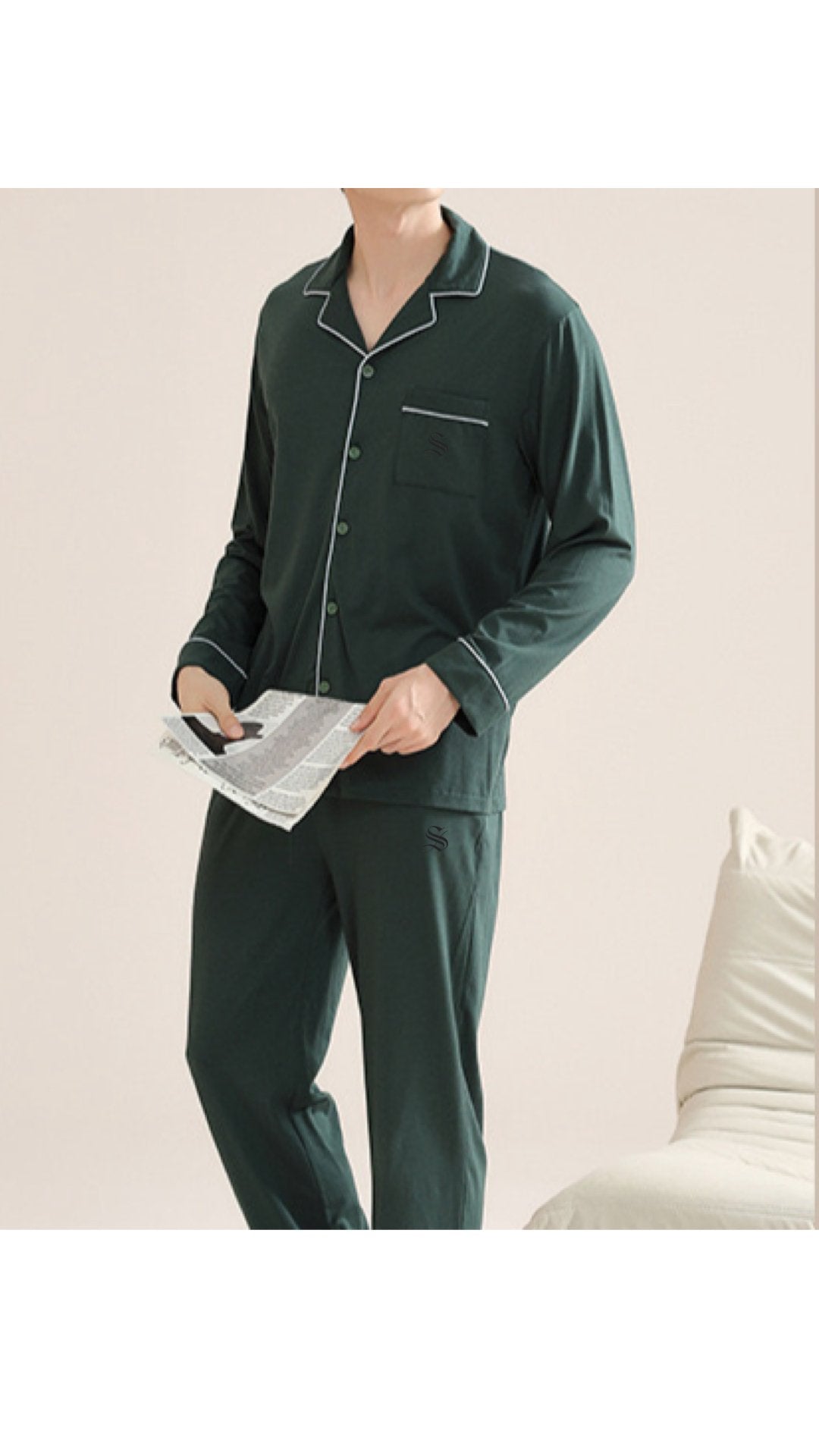 PJM 003 - Pajamas Complete set for Men - Sarman Fashion - Wholesale Clothing Fashion Brand for Men from Canada