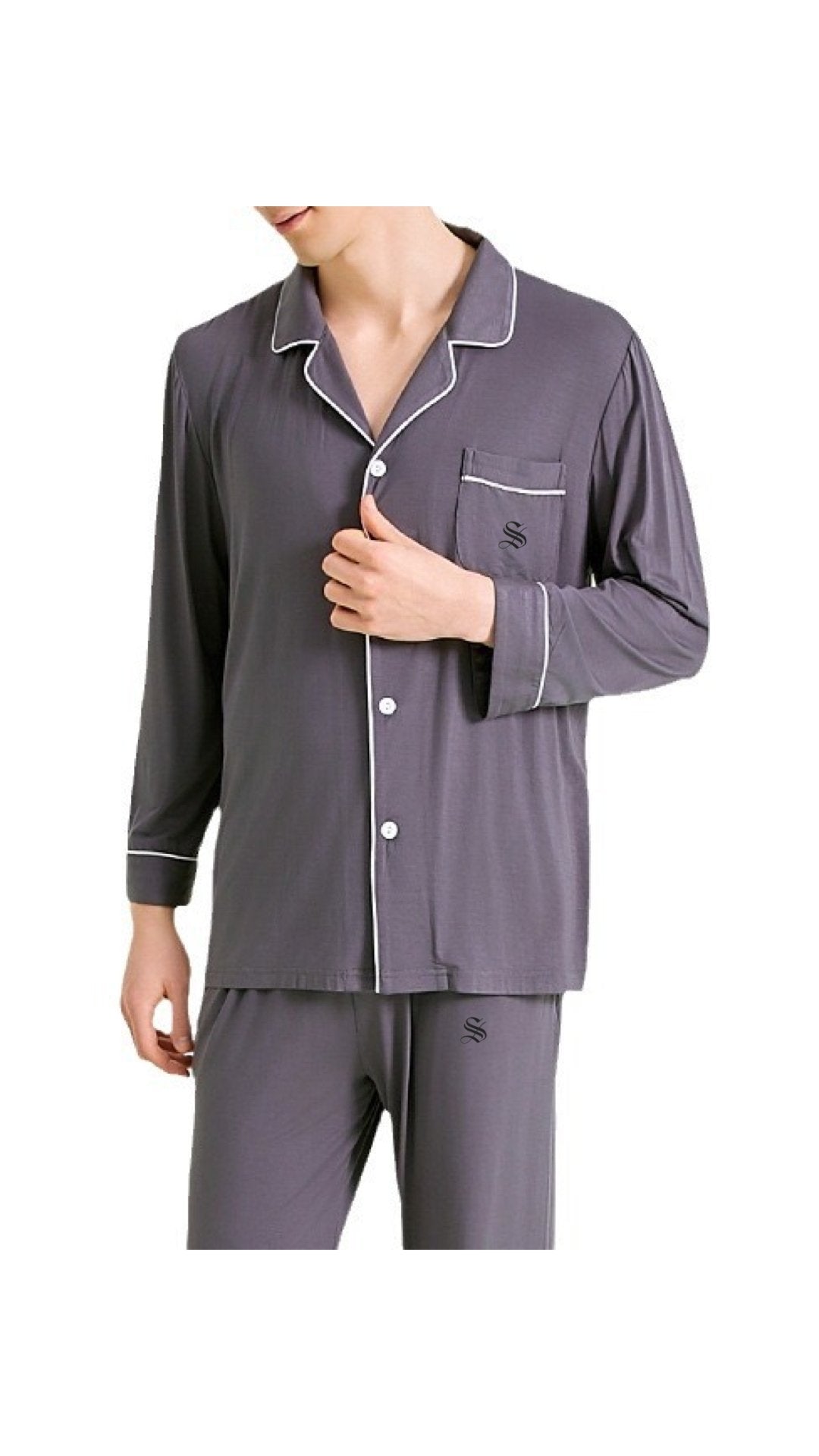 PJM - Pajamas Complete set for Men - Sarman Fashion - Wholesale Clothing Fashion Brand for Men from Canada