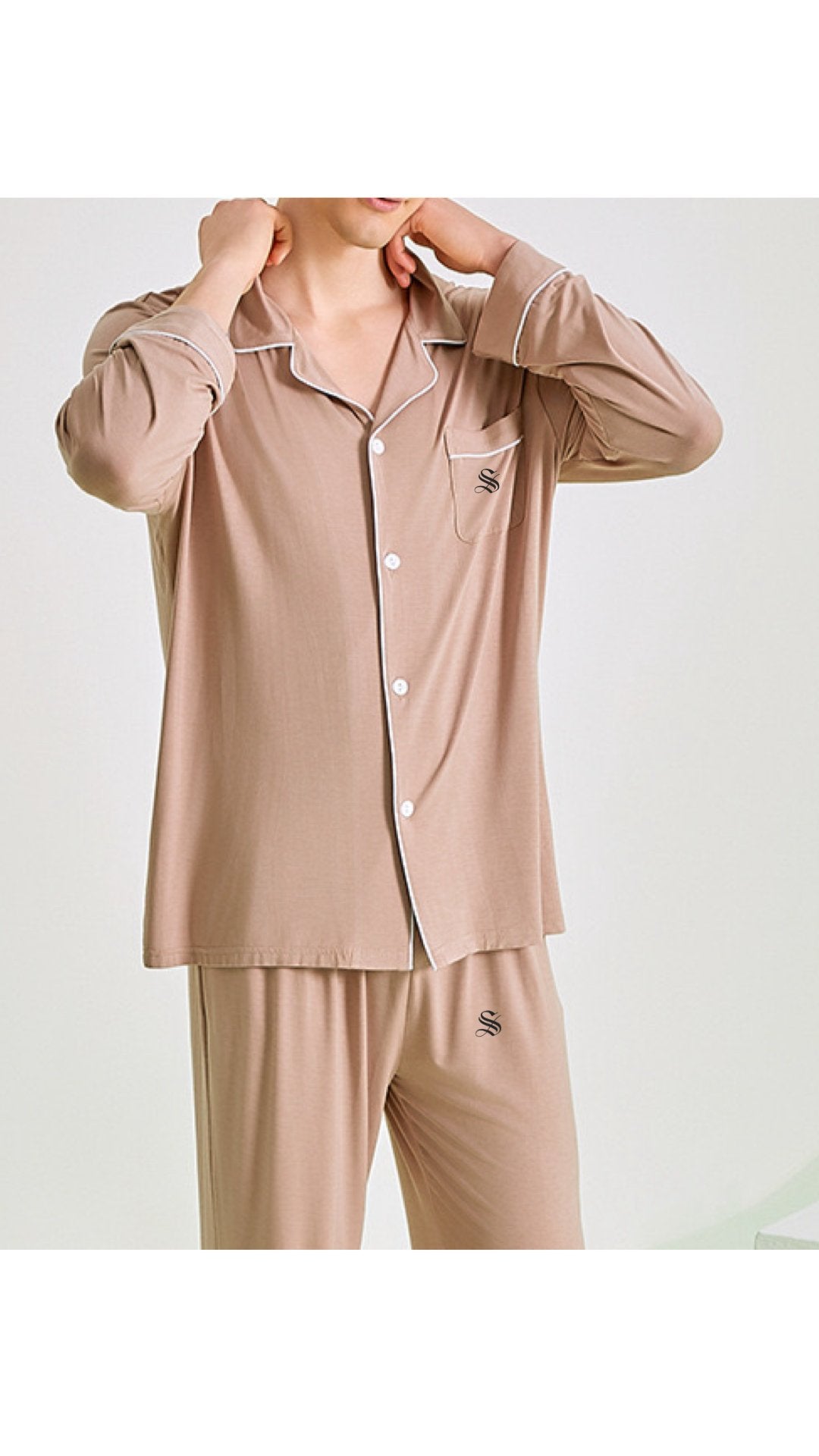 PJM - Pajamas Complete set for Men - Sarman Fashion - Wholesale Clothing Fashion Brand for Men from Canada