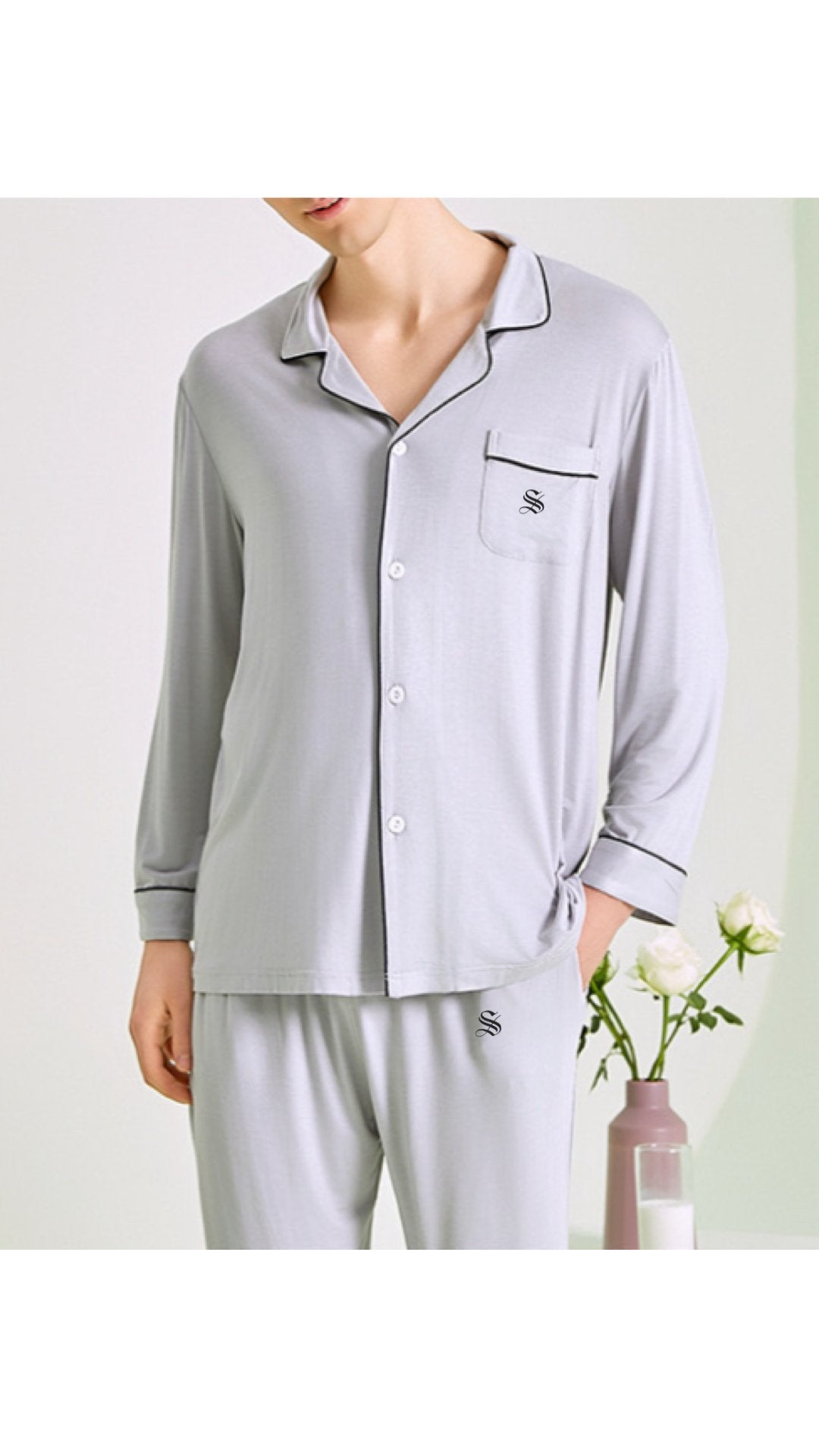 PJM - Pajamas Complete set for Men - Sarman Fashion - Wholesale Clothing Fashion Brand for Men from Canada