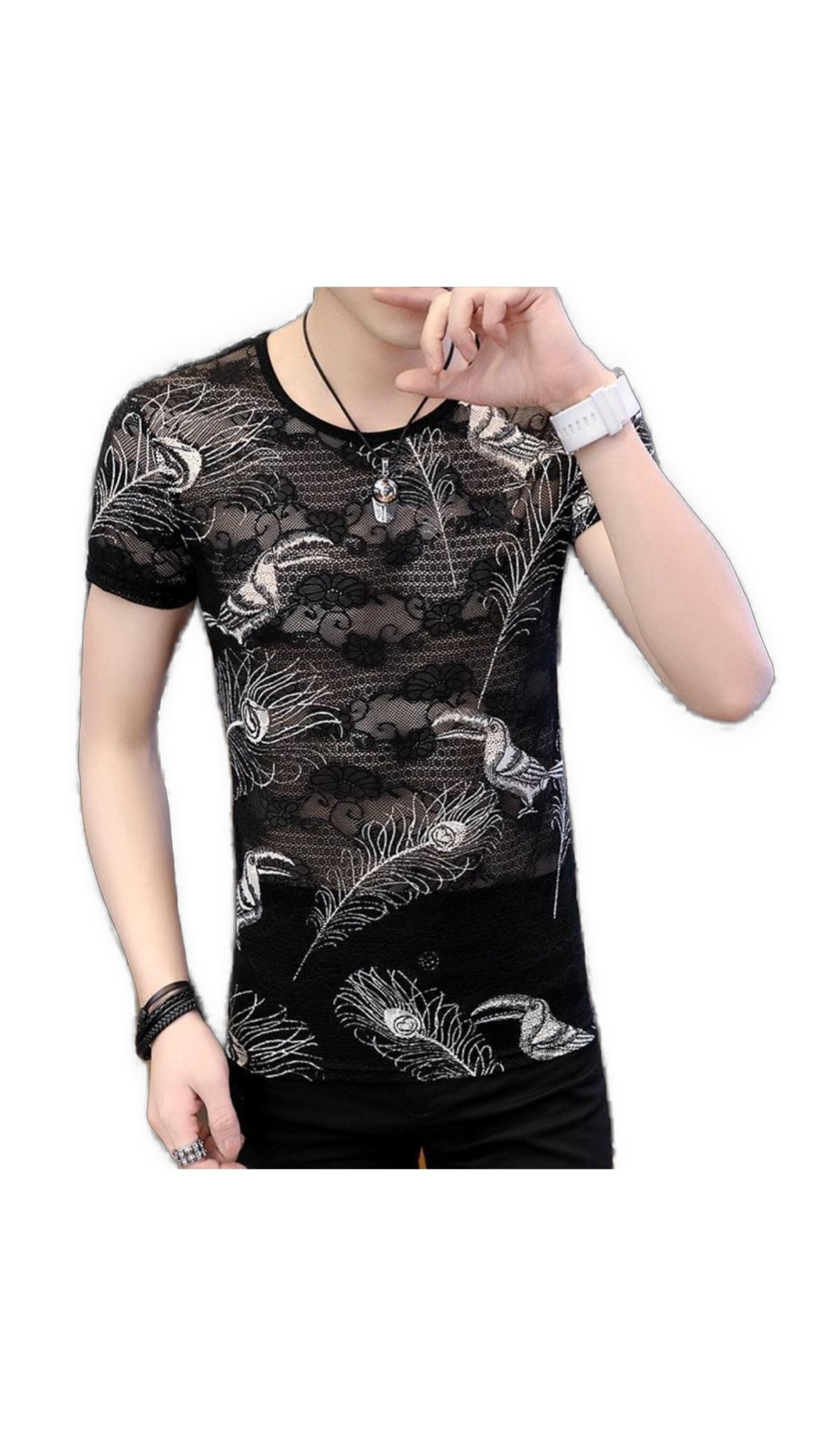 POJ 15 - T-Shirt for Men - Sarman Fashion - Wholesale Clothing Fashion Brand for Men from Canada